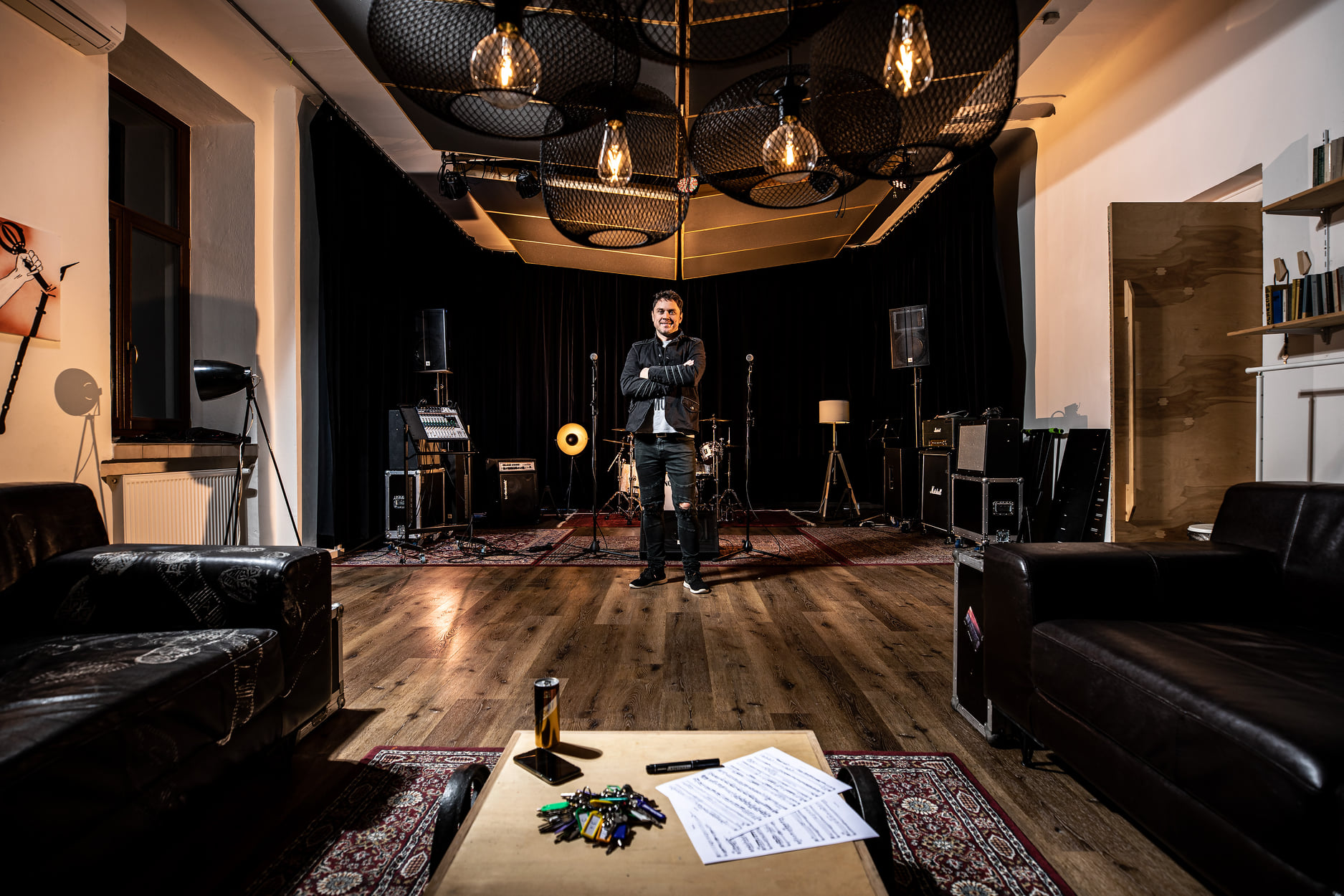 In the Bandzone rehearsal studios | Photo: Dereck Hard Photography