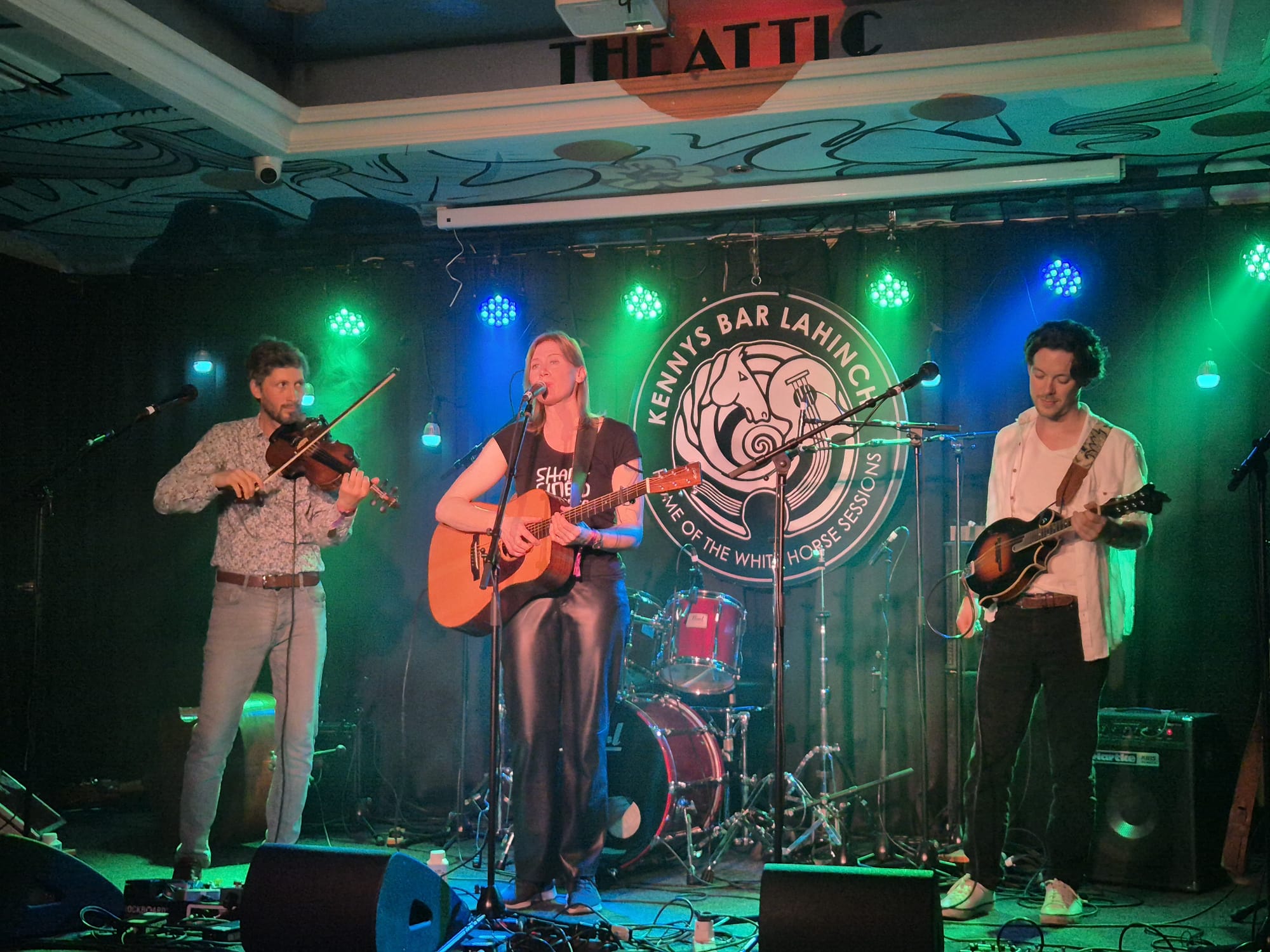 Performing on stage in Doolin I Photo: Caolán O'Neill-Forde