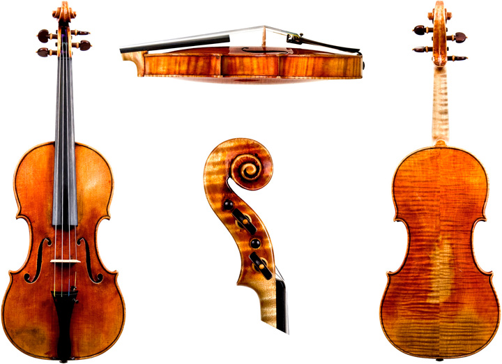 Imitation, based on Giuseppe Guarneri del Gesù's "King Joseph" l bzirsky-violin.cz