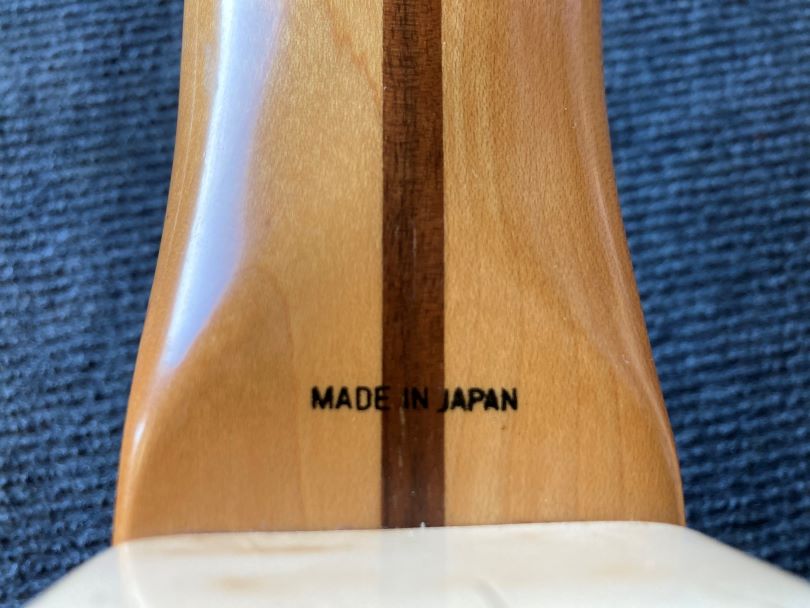 The first Japanese Fenders were clearly marked Made in Japan