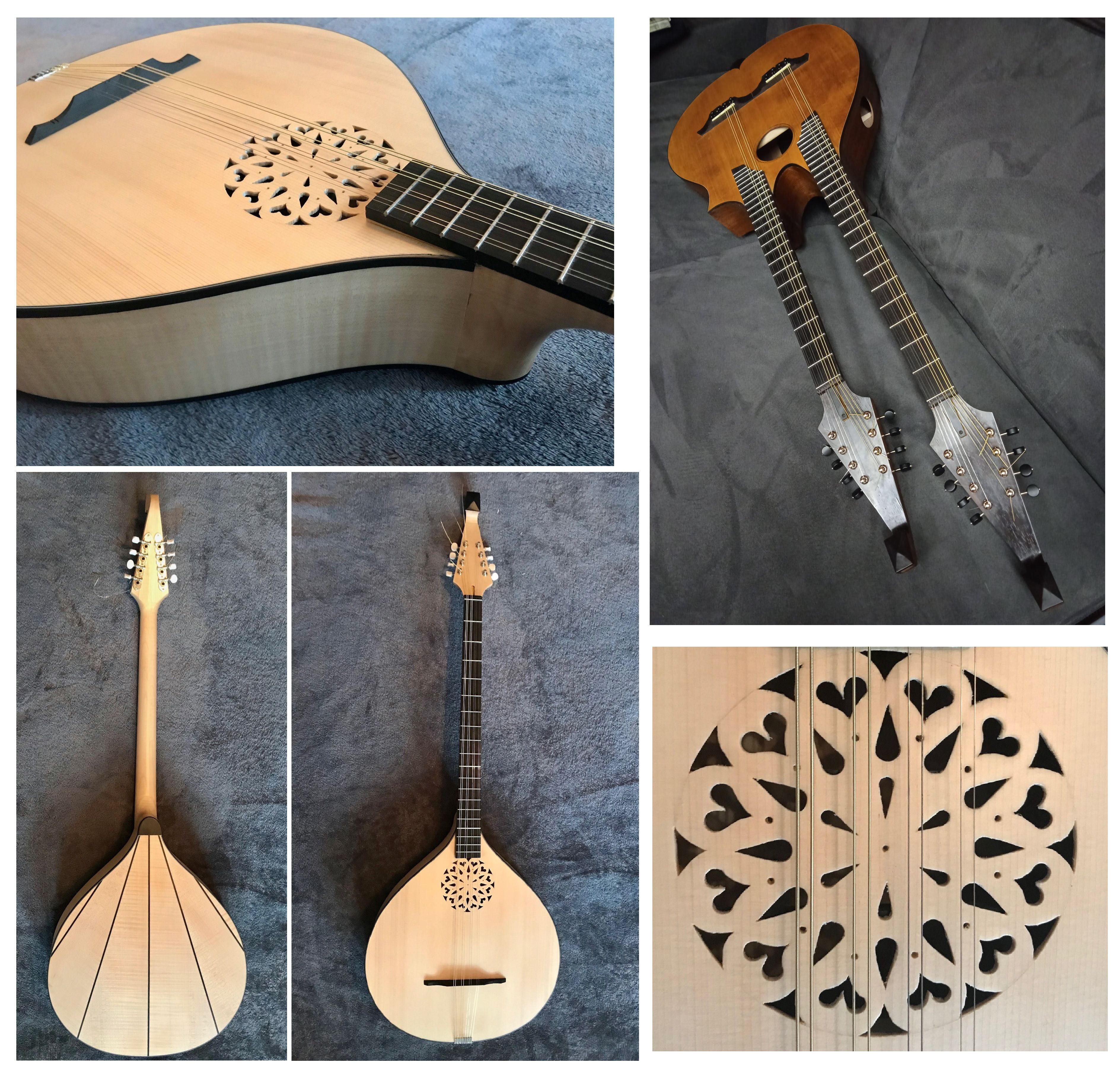 Various looks of a cittern