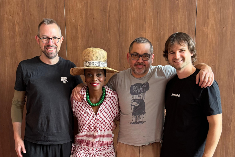 Photo with Morcheeba’s core duo taken after the end of this interview. | Photo: author's archive