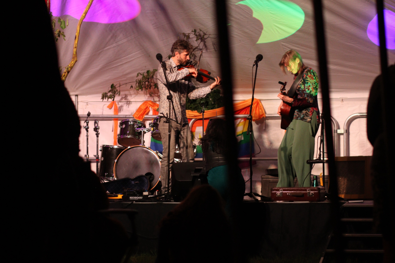 Loes and Honza at The Big Freezone festival in Dorset | Photo: Rob Clamp