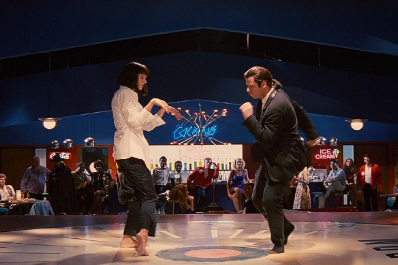 Mia Wallace (Uma Thurman) and Vincent Vega (John Travolta) in Pulp Fiction. | Photo: screenshot from the movie 