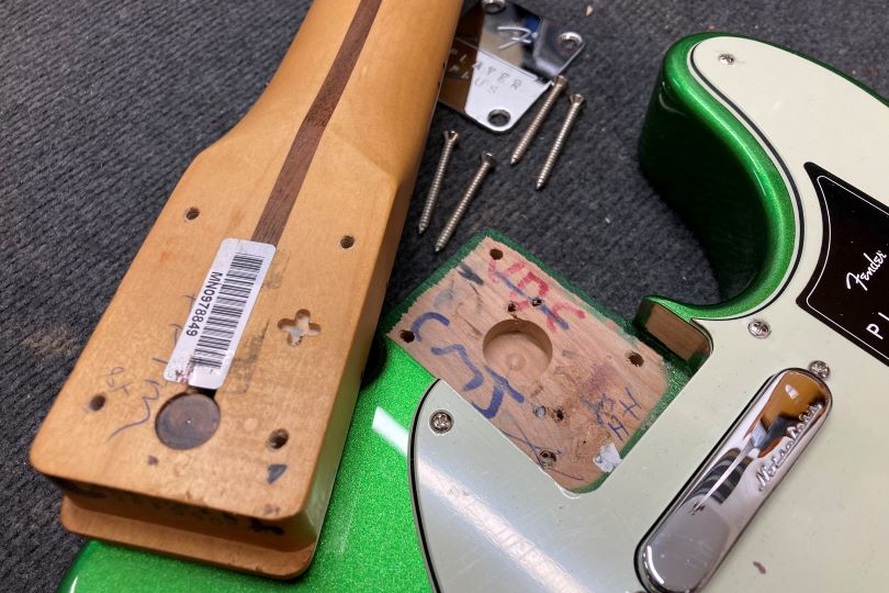 fender strat neck pocket