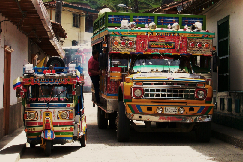 Rural transport in Colombia. | Photo: Matěj Ptaszek