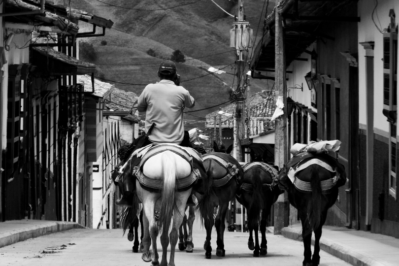 A Colombian villager isn't born with much, but he values everything he has because he will not get anything more. | Photo: Matěj Ptaszek 