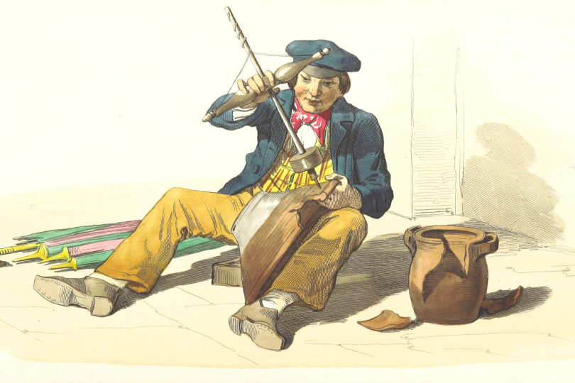 Human creativity has indeed no limits. We can invent quite incredible musical instruments.| Photo: British Library Human creativity has indeed no limits. We can invent quite incredible musical instruments. | Photo: British Library