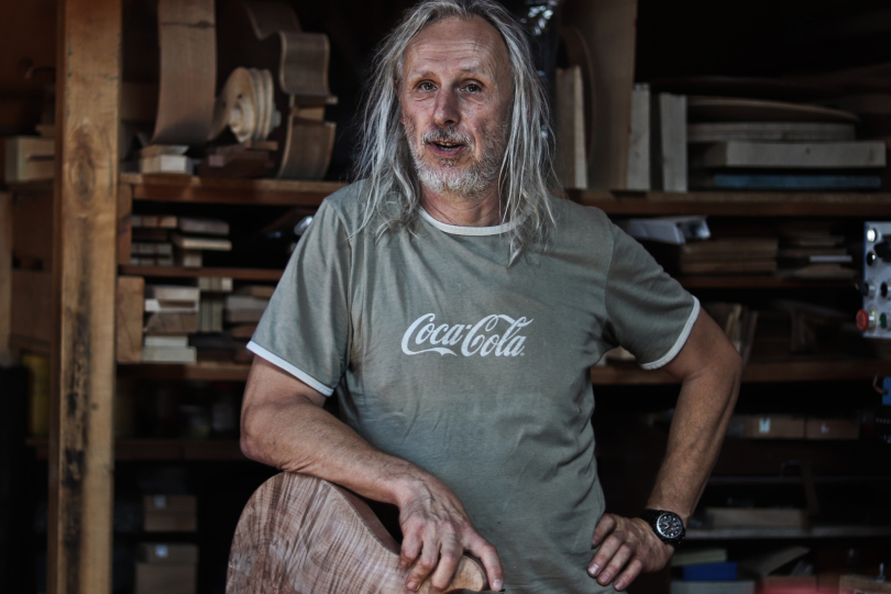 Zdeněk Macho in his workshop. | Photo: author