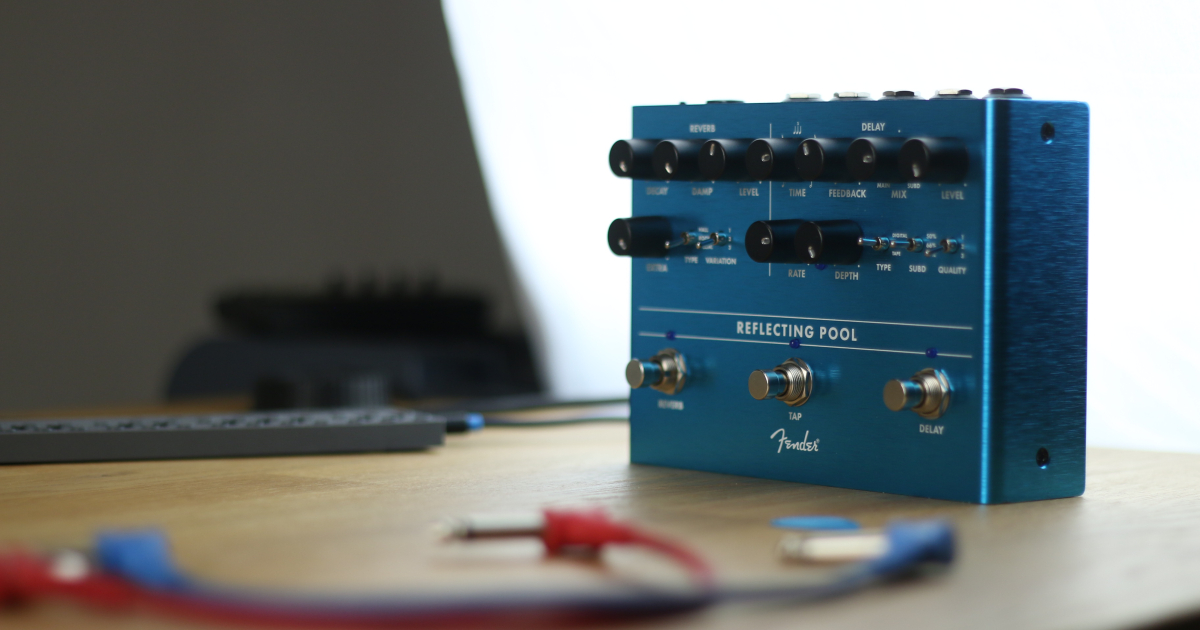FenderエフェクターReflecting Pool Delay/Reverb Fender Reflecting