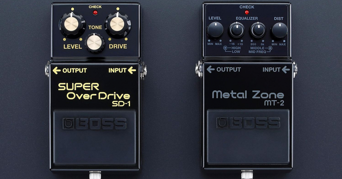 Boss Super Overdrive and Metal an Anniversary Facelift |