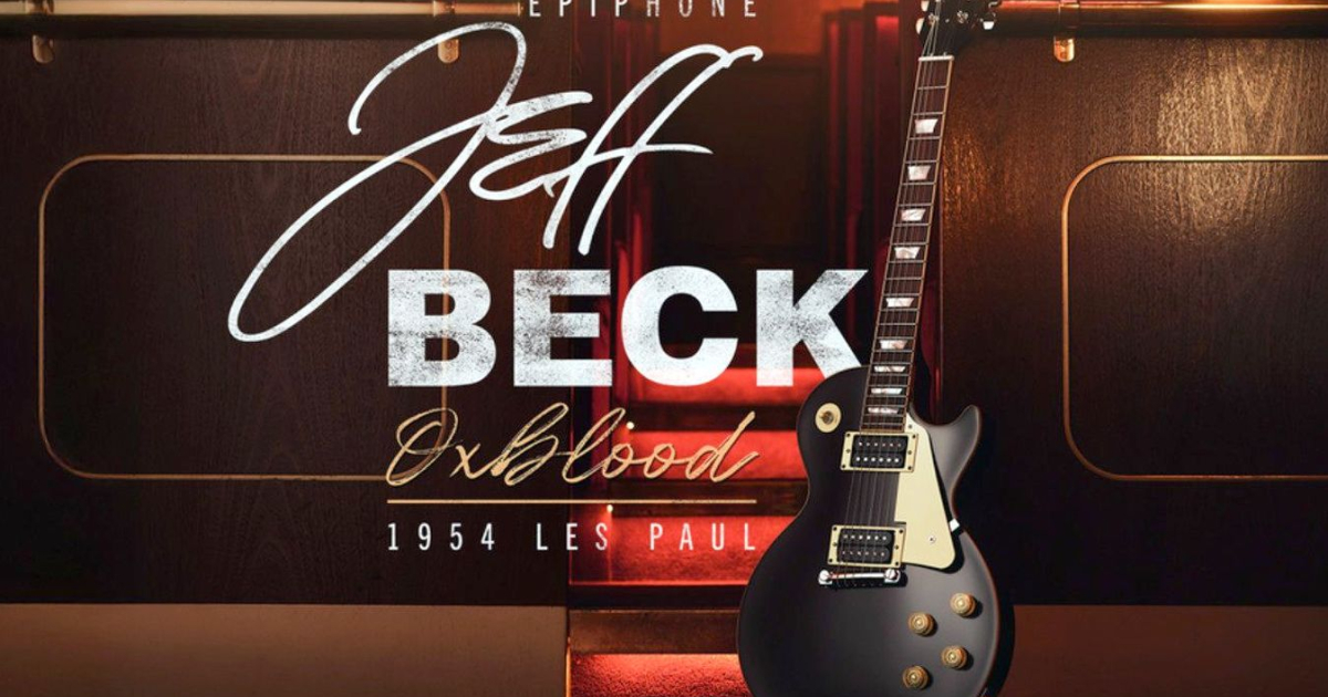 Jeff Beck LP 1954 Oxblood: the Iconic Les Paul by Epiphone 