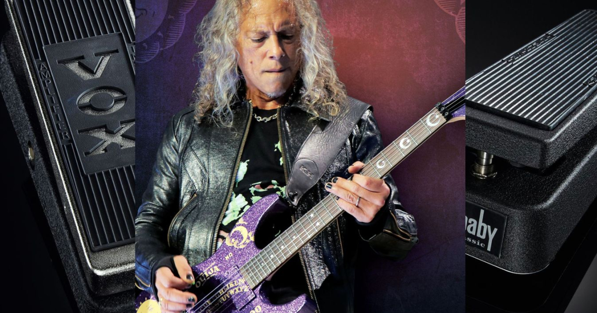 Kirk Hammett Owns Hundreds of Wah Pedals. Which One Is His Studio