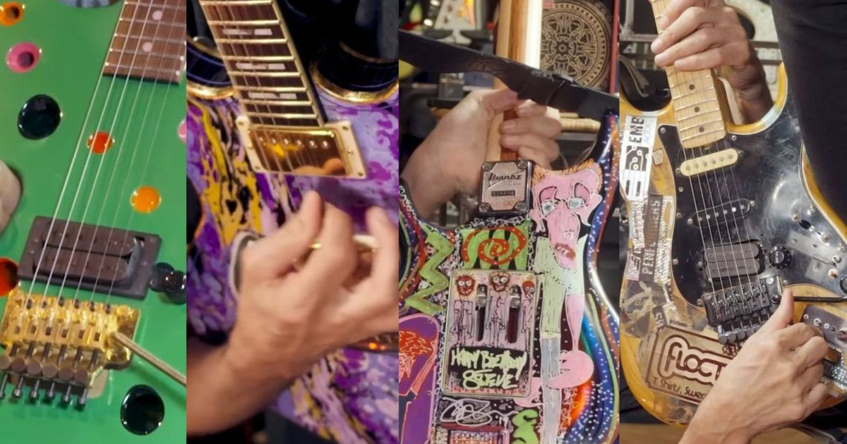 4 Significant Guitars in Steve Vai's Collection | insounder.org