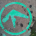 Aphex Twin's logo as street art on a sidewalk in New York City | Photo by Autopilot (CC by 4.0)