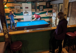Carambole billiards, popular in traditional Dutch pubs. I Photo: Honza Bartošek.
