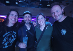 Finally meeting Boxin’ the Vox | Photo: Mary Clarke