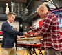 Morten Ness (left) together with Kytary.cz CEO Jiří Würtherk cutting the ribbon to open the new Nord instrument display. | Photo: Ondřej Pečenka