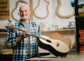 Lowden guitars are different from the products from American manufacturers in the same price range. They have a more "wooden" and "round" look to them. | Photo: Lowden Guitars