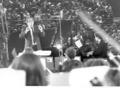 Luciano Berio and Andrea Lucchesini in 1994 | Photo: Nicola (CeDoMus), CC 4.0 via Wikimedia Commons