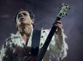 "Every guitar has a different synergy with you. It’s like a kiss. A kiss is a kiss but always feels different with each person you kiss," says Richard Kruspe. | Photo: Olaf Heine