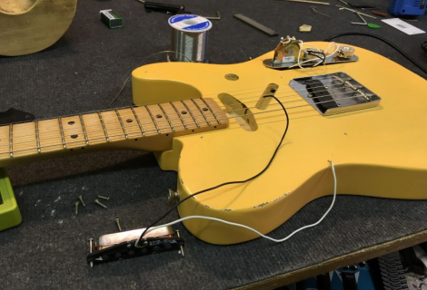With a combination of custom wiring, pickups, and capacitors you can create a completely unique sound.