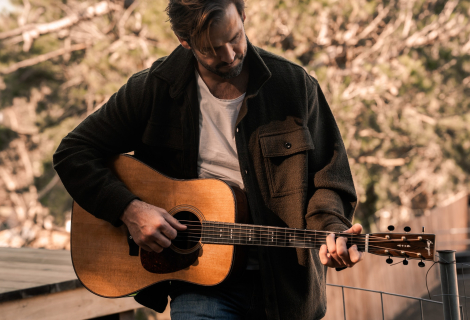 As for materials, the Touchstone guitars feature Alaskan Sitka spruce on the top and rosewood on the back and sides. | Photo: Facebook Bourgeois Guitars