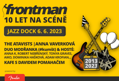 Frontman celebrates 10 years on the 6th of June at Jazz Dock, Prague. | Photo: Frontman