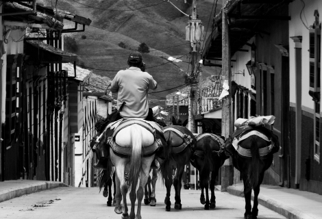 A Colombian villager isn't born with much, but he values everything he has because he will not get anything more. | Photo: Matěj Ptaszek 