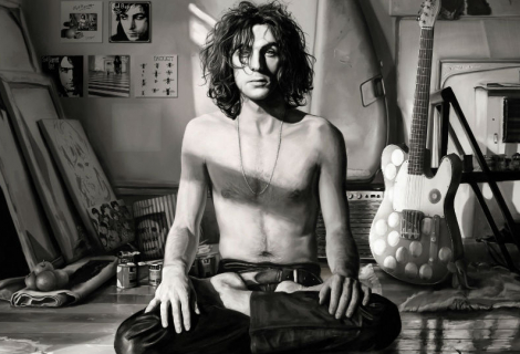 Syd Barrett Tribute "Paintingful of Secrets" | Painting by Salem Shanouh