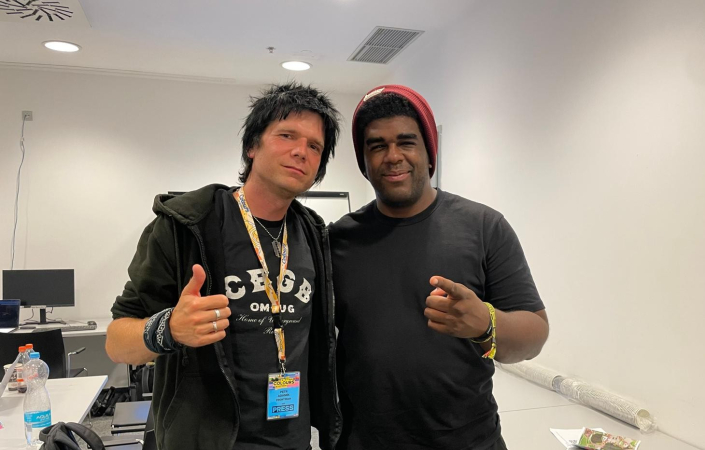 The work flow and the way that I record  is very quick. I'm trying keep it as fresh and as honest as possible. We met at this year's Colours. | Photo: author's archive